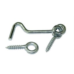 Aldabillas hierro zincado 120mm 2uds