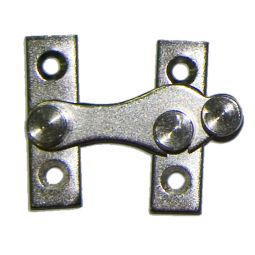 Aldaba hierro niquelado 40mm izquierda 1ud