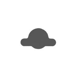 Cuatro tapones adhesivos para bisagra antracita