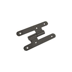 Pernios negros para puerta izquierda tres unidades 100x57mm