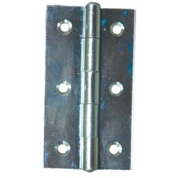 Pack 2 bisagras estrecha zincada 50 x 30 mm