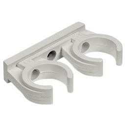 Abrazadera nylon doble 15 mm