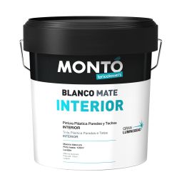 Pintura interior blanca mate Monto 12L