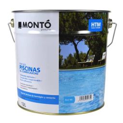 Pintura  para piscinas azul Cloroc 12l