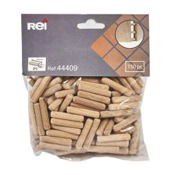 Espigas de madera 8x40 mm 150 uds