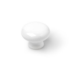 Pomo porcelana blanca ø 35 mm 821