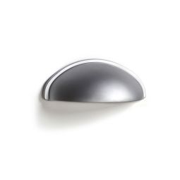 Tirador metal cofia cromo mate 194
