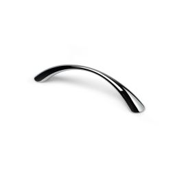 Tirador metal cromo brillo 128 mm  169