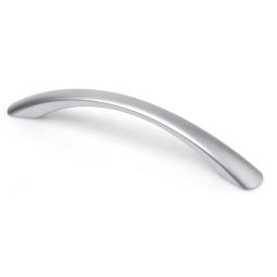 Pack 4 tiradores metal 128 mm 169 cromo mate