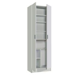Armario multiusos 2 puertas 180x58,5x37 cm