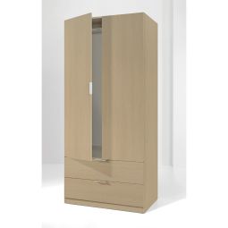 Armario 2 puertas roble 180x81 cm