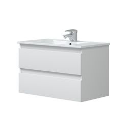 Mueble de baño suspendido Thea color blanco 80x45cm