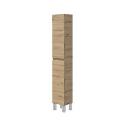 Mueble de baño auxiliar Thea color roble 182x30x25cm