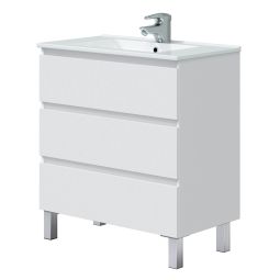 Mueble de baño Thea color blanco 80x45cm