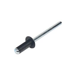 Remache lacado negro 4,8x12 mm 40 uds