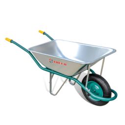 Carretilla de metal galvanizada 90 l