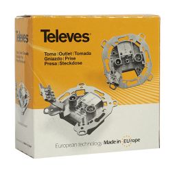 Caja toma paso 10db fm-tv
