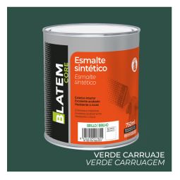 Esmalte sintético brillo verde carruaje 750ml Blatem Core