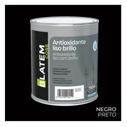 Esmalte antioxidante al agua brillo negro 750ml Blatem Core