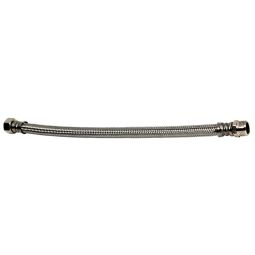 Latiguillo acero inox m 1/2" - h 3/8" 20 cm