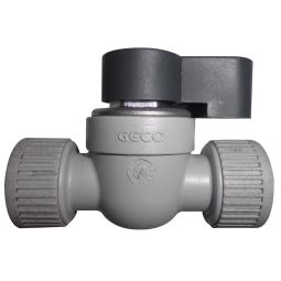 Llave esfera  polibutileno 15 mm
