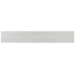 Rodapié poliestireno gris resistente al agua con pasacables 225x8x1,2cm
