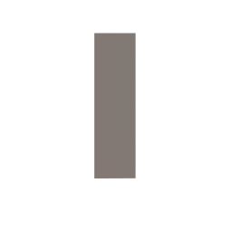 Panel lateral de cocina PREMIUM Basalto Mate 235 x 59 cm