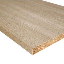 Encimera laminada efecto roble 360 cm