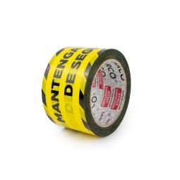 Cinta adhesiva distancia seguridad 72 mm x 66 m