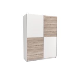 Armario 2 puertas correderas blanco y roble Stove Canadian