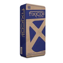 Mortero Fixicol Impremeabilizante capa gruesa 25 kg Blanco