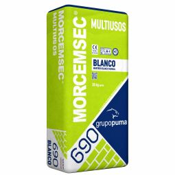 Mortero Morcemsec blanco 25kg Grupo Puma