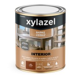 Barniz agua satinado teca 750 ml Xylazel