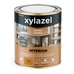 Barniz agua brillante roble 750 ml Xylazel