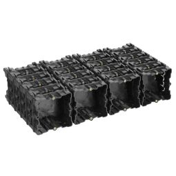 Caja universal empotrar negro 20 uds