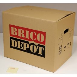 Caja de cartón 72 L logo BD