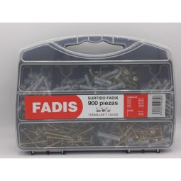 Pack tornillos y tacos 900 uds
