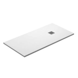 Plato de ducha mineral aligerado coat blanco 90x70 cm