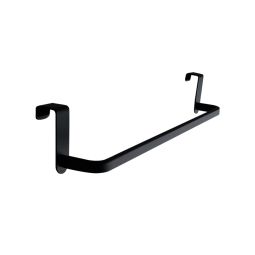 Toallero lateral color negro para mueble de baño