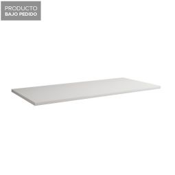 Encimera de baño line blanca 110x46 cm