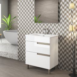 Mueble de baño Cervino color blanco 70x45cm