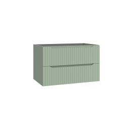 Mueble de baño suspendido Hedda color hoja 80cm
