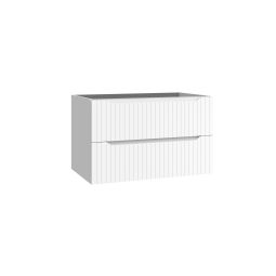 Mueble de baño suspendido Hedda color blanco 80cm
