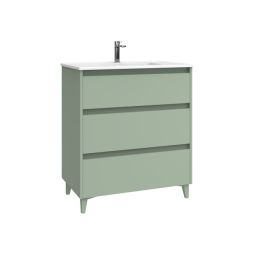 Mueble de baño Temis color aquamarina mate 80x45cm Algicocina
