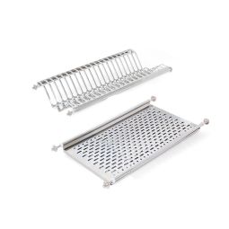 Kit Escurreplatos y Vasos Inoxidable 60 cm