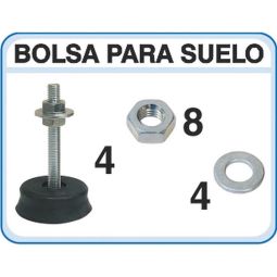 Pack 4 silent blocks para instalación en suelo de aire acondicionado