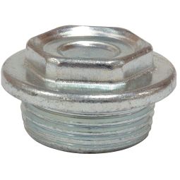 Tapón 1"-1/8" izquierda zincado