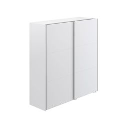 Armario blanco 2 puertas correderas