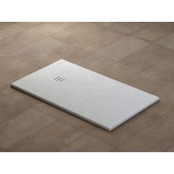 Plato de ducha Coat 80 x 100 Pizarra blanco