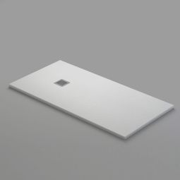 Plato de ducha resina gel coat pizarra blanco 80x200x2,5cm